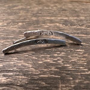 OAK & FORT Minimalist Earrings, Hook Backing, NWOT